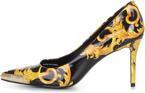 scarpe con tacco versace jeans|Scarpette Versace jeans couture in Vernice Dorato taglia 40 IT.